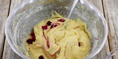 Шаг 7: маффинов с малиной