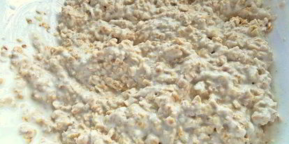 Шаг 2: овсяных маффинов с арахисом и яблоками