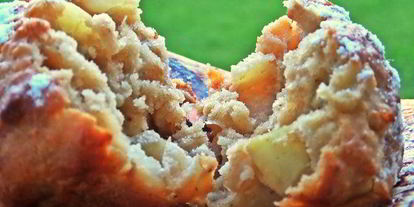 Шаг 21: овсяных маффинов с арахисом и яблоками