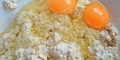 Шаг 3: овсяных маффинов с арахисом и яблоками