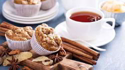 Рецепт Сдобных маффинов из цельной пшеницы с яблоками и орехами