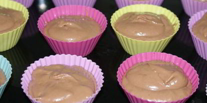 Шаг 6: шоколадных маффинов на ряженке