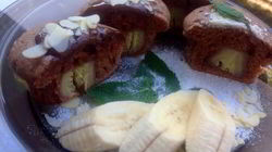 Рецепт Шоколадных маффинов с бананом