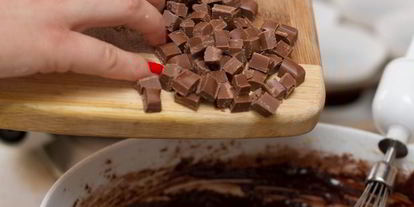 Шаг 2: шоколадных маффинов со взбитыми сливками