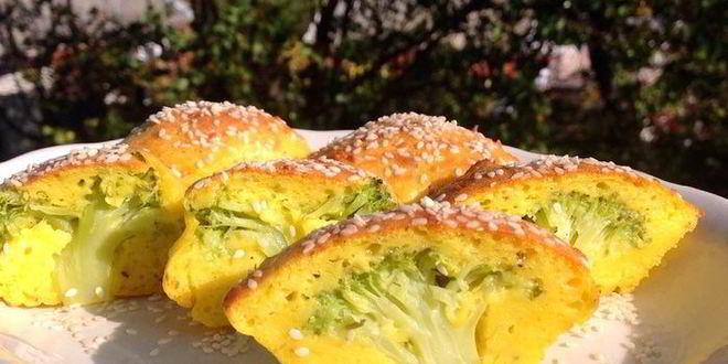 Рецепт Творожно-сырных маффины с брокколи