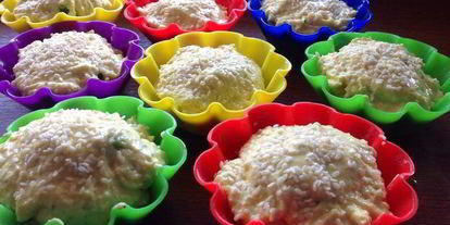 Шаг 5: творожно-сырных маффины с брокколи