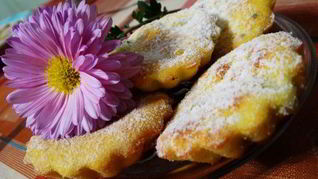 Рецепт Творожных маффинов с кусочками банана и киви Божественная нежность