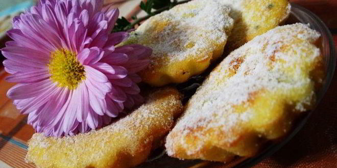 Рецепт Творожных маффинов с кусочками банана и киви Божественная нежность