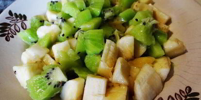 Шаг 4: творожные маффины с кусочками банана и киви божественная нежность