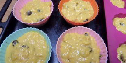 Шаг 19: тыквенных маффинов с хурмой