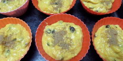 Шаг 22: тыквенных маффинов с хурмой