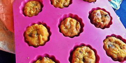 Шаг 23: тыквенных маффинов с хурмой