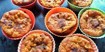 Шаг 24: тыквенных маффинов с хурмой