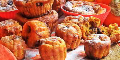 Шаг 25: тыквенных маффинов с хурмой