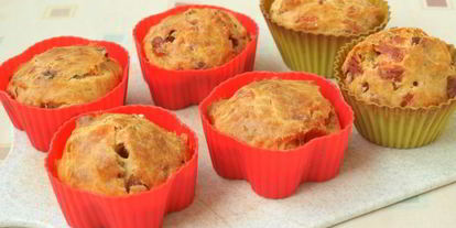 Шаг 5: закусочных маффинов с колбасой и сыром