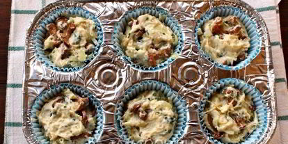 Шаг 10: закусочных маффинов с лисичками