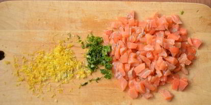 Шаг 2: закусочных маффинов с семгой