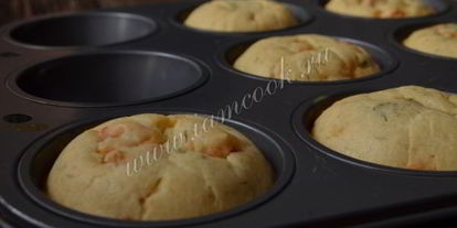 Шаг 8: закусочных маффинов с семгой