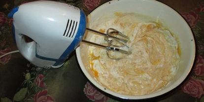 Шаг 2: бананова-шоколадного манник