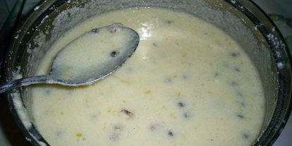 Шаг 1: быстрого манника с шоколадом и изюмом