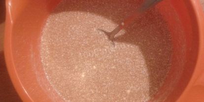 Шаг 6: какао-манника в глазури