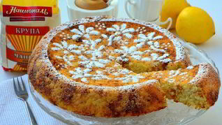 Рецепт Лимонного манника на кефире