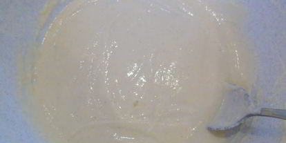 Шаг 1: лимонного манника с виноградом