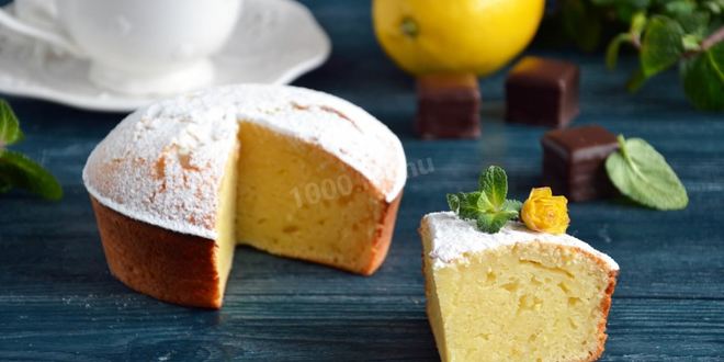 Рецепт лимонного манника