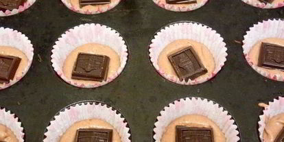 Шаг 4: маффина-манника шоколад в шоколаде