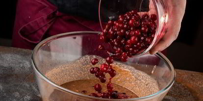 Шаг 4: манника клюква в шоколаде