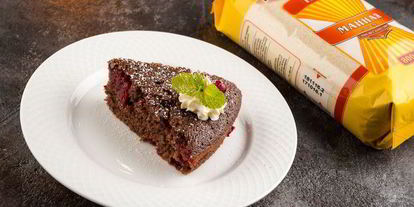 Шаг 6: манника клюква в шоколаде