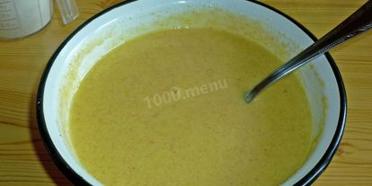 Шаг 4: манника на апельсиновом соке