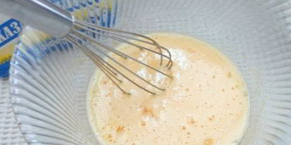 Шаг 2: манника на кефире с апельсиновой цедрой