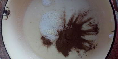 Шаг 2: манника на кефире с корицей