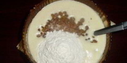 Шаг 1: манника на кефире в микроволновке