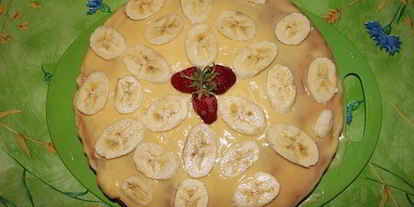 Шаг 17: манника с бананами на кефире