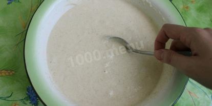 Шаг 7: манника с бананами на кефире