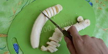 Шаг 8: манника с бананами на кефире