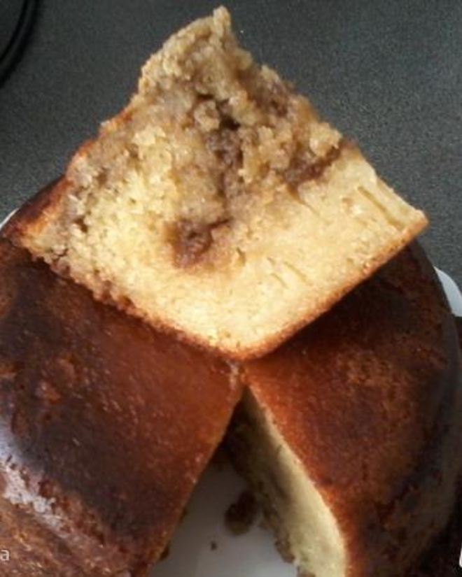 Рецепт манника с халвой