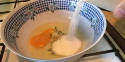 Шаг 1: манника с сухофруктами