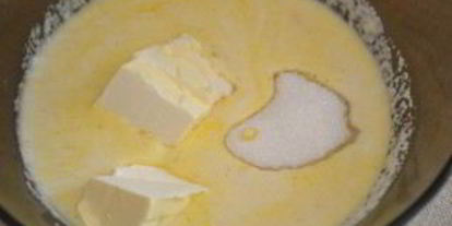 Шаг 3: манника с творогом в духовке