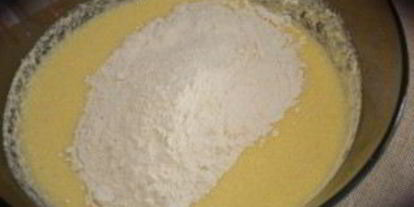 Шаг 4: манника с творогом в духовке