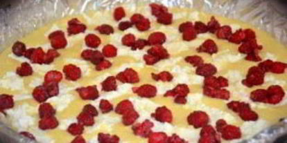 Шаг 5: манника с творогом в духовке