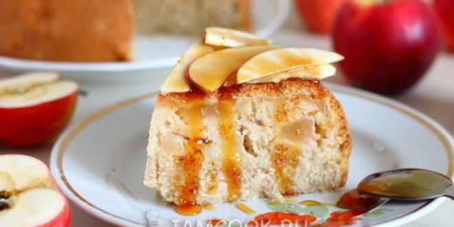 Рецепт манника с яблоками в мультиварке
