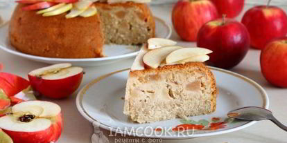 Шаг 16: манника с яблоками в мультиварке