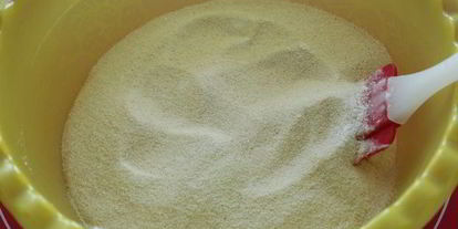 Шаг 1: манника творожного с облепиховым соусом