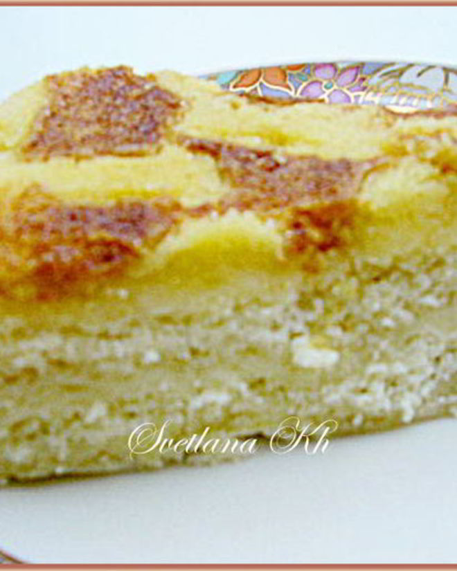 Рецепт насыпного творожного пирога-манника