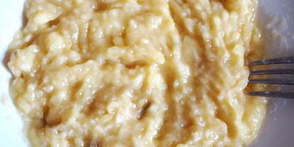 Шаг 2: шоколадна-бананового дрожжевой манник