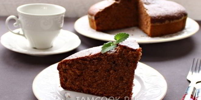 Рецепт шоколадного манника на молоке