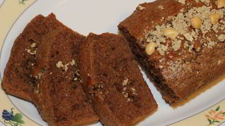 Рецепт Шоколадного манника с халвой